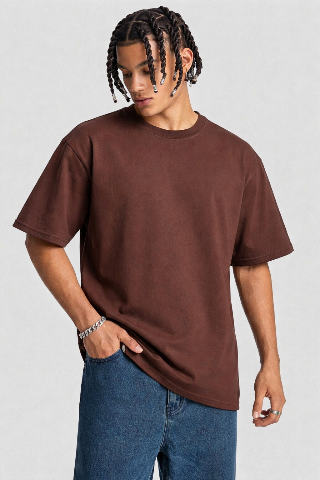 Drop shoulder T-shirts