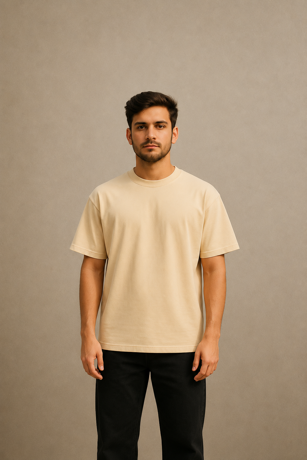 PREMIUM OVERSIZED T-SHIRT – BEIGE