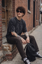 AcidWash T-shirt Black