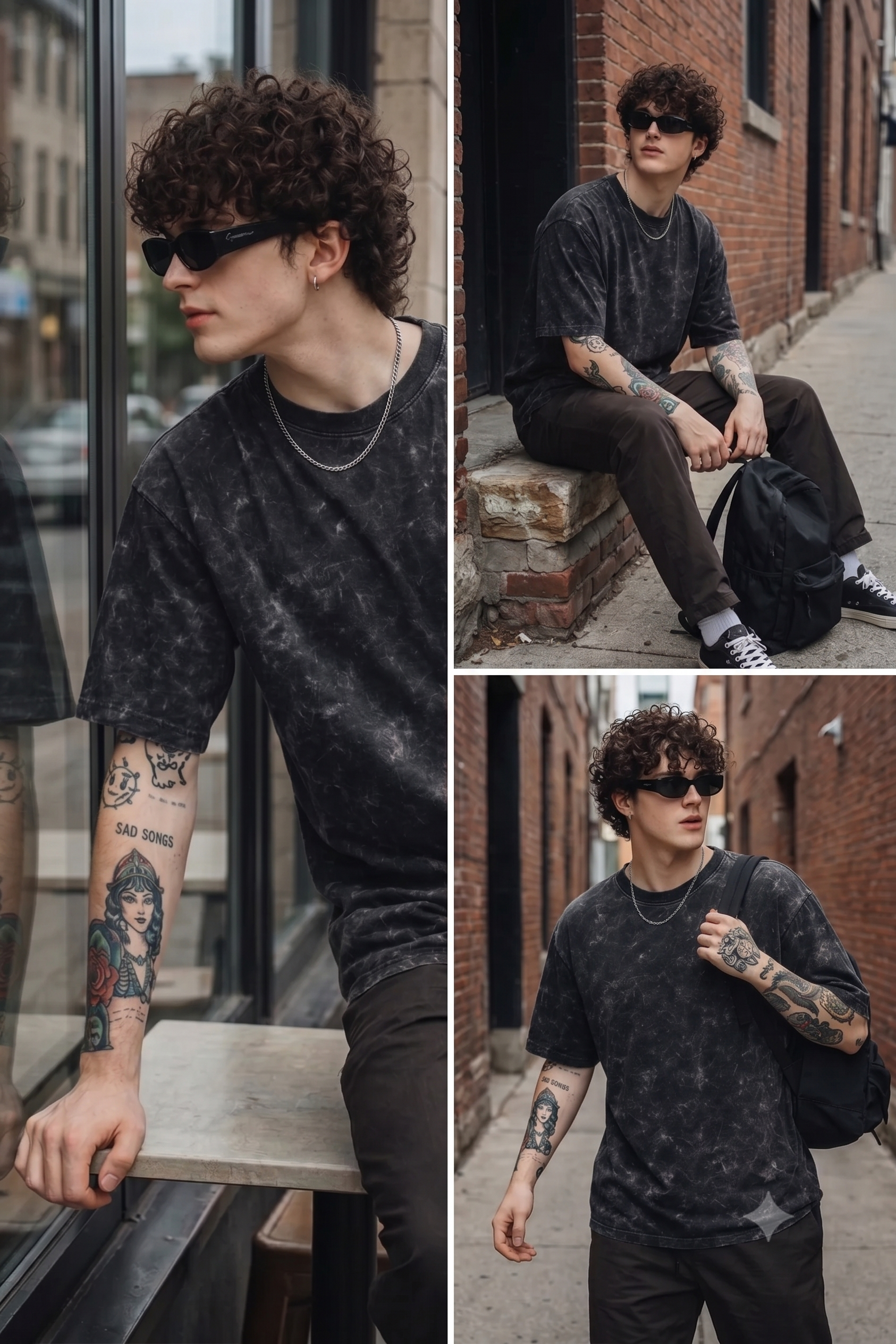 AcidWash T-shirt Black