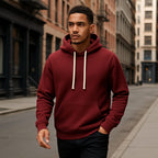 PREMIUM OVERSIZED HOODIES - Dark Red