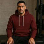 PREMIUM OVERSIZED HOODIES - Dark Red