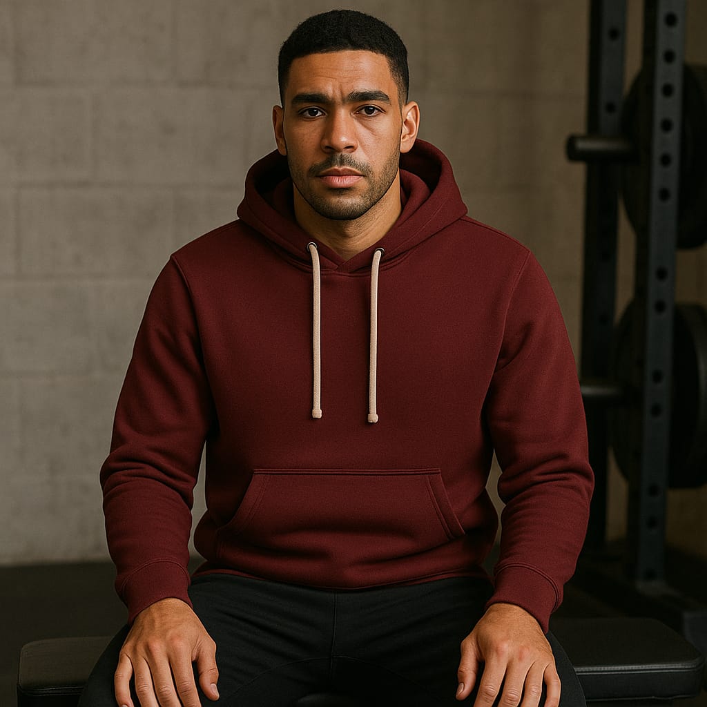 PREMIUM OVERSIZED HOODIES - Dark Red