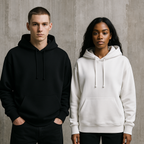 PREMIUM OVERSIZED HOODIES WHITE & BLACK (PACK OF 2)