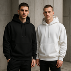 PREMIUM OVERSIZED HOODIES WHITE & BLACK (PACK OF 2)