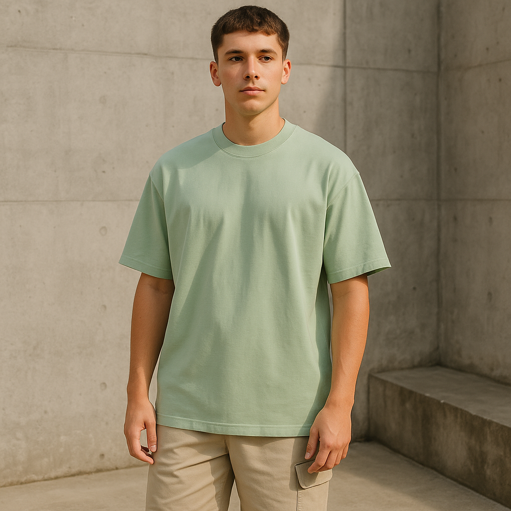 PREMIUM OVERSIZED T-SHIRT –  Light Green