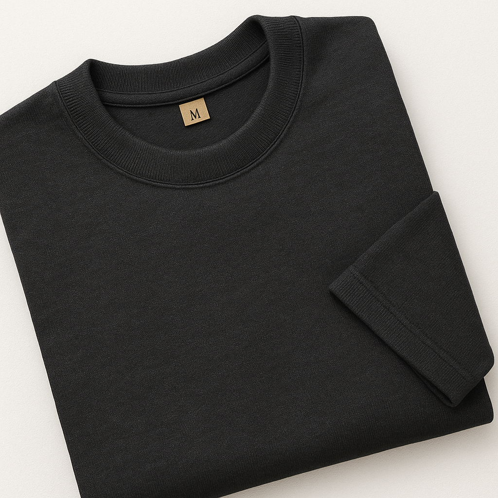 PREMIUM OVERSIZED T-SHIRT – BLACK & WHITE (240 GSM) (PACK OF 2)