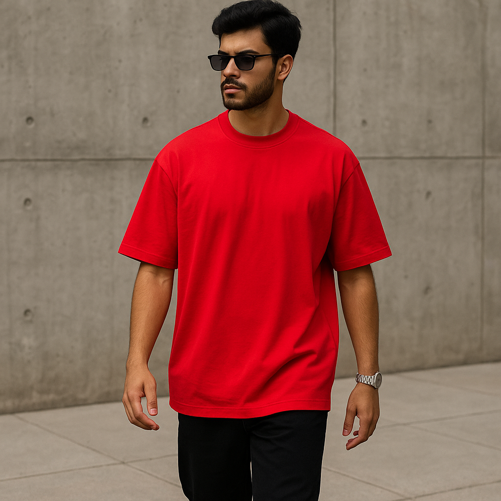 PREMIUM OVERSIZED T-SHIRT – RED
