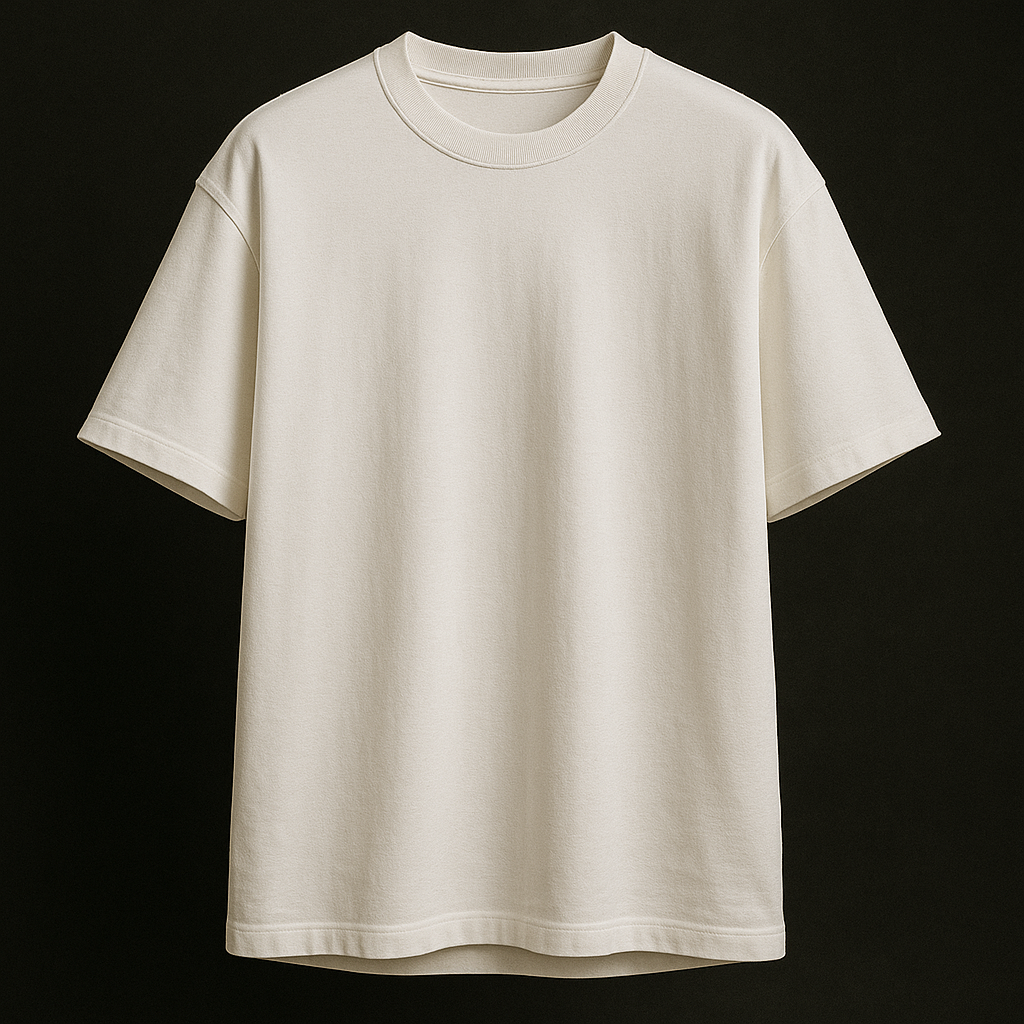 PREMIUM OVERSIZED T-SHIRT – WHITE (240 GSM)