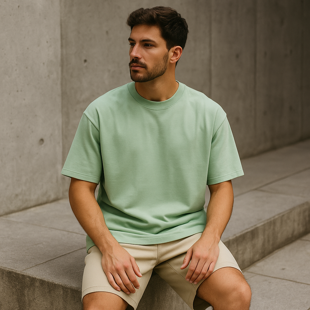 PREMIUM OVERSIZED T-SHIRT –  Light Green