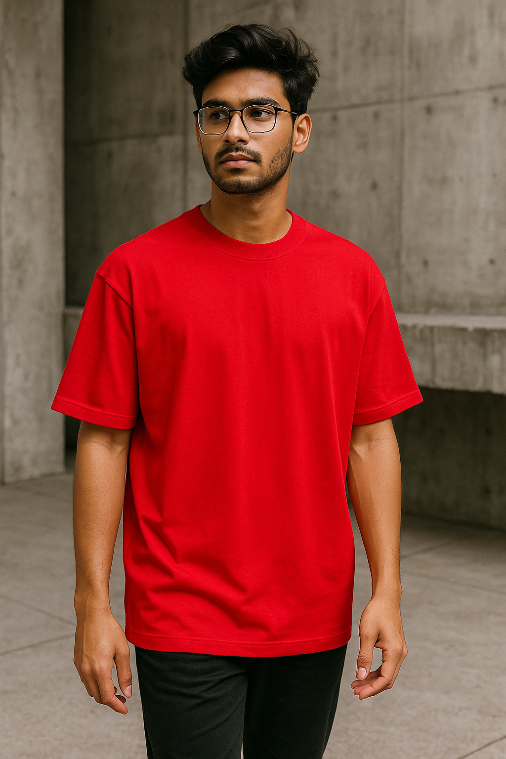 PREMIUM OVERSIZED T-SHIRT – RED