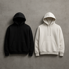 PREMIUM OVERSIZED HOODIES WHITE & BLACK (PACK OF 2)