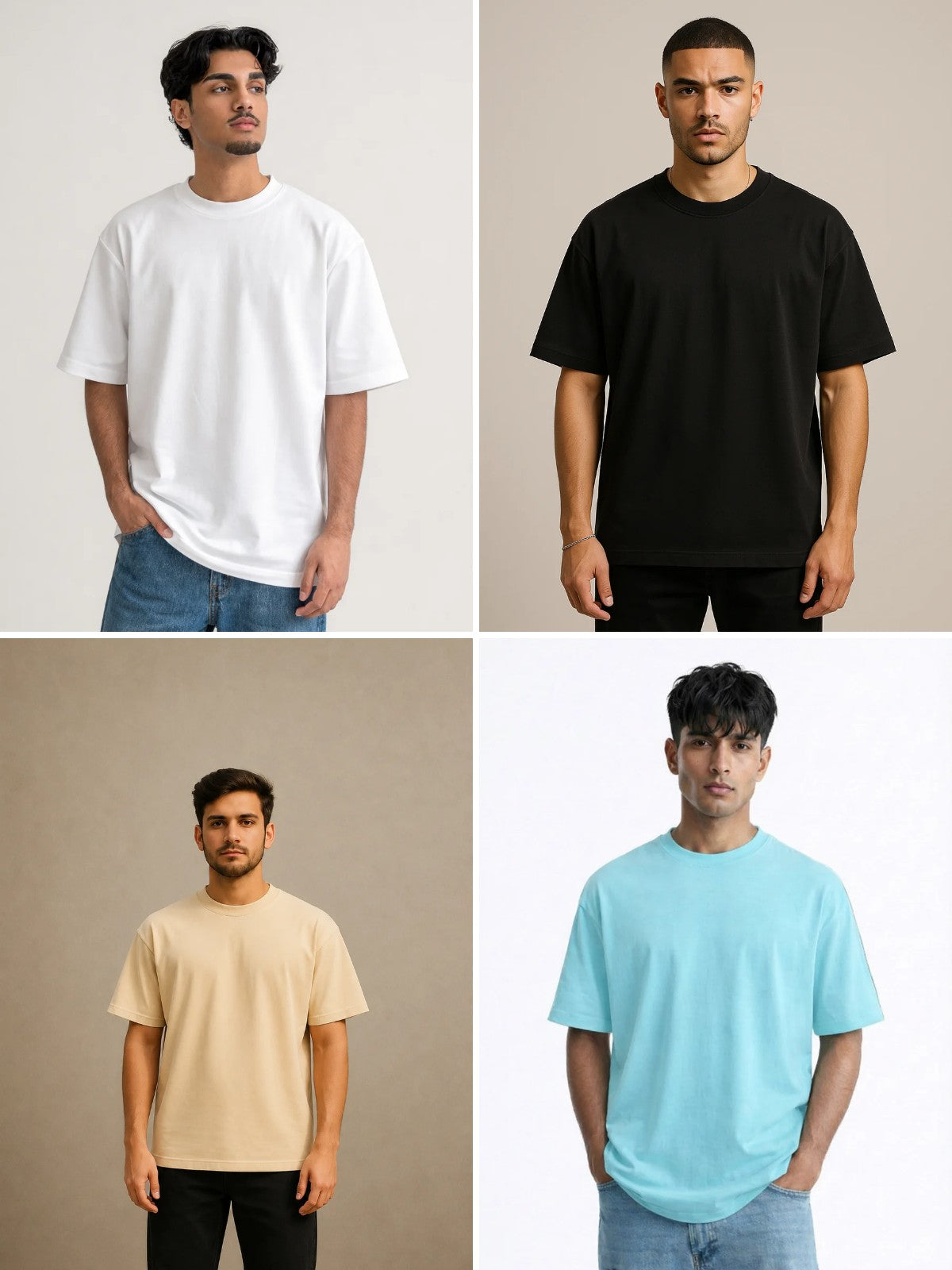 Pick any 4 Nasheyy oversized t-shirts