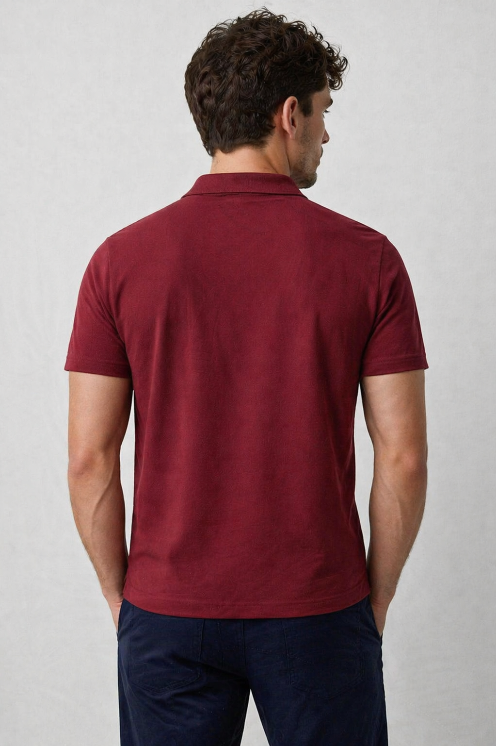 Polo T-shirt Maroon