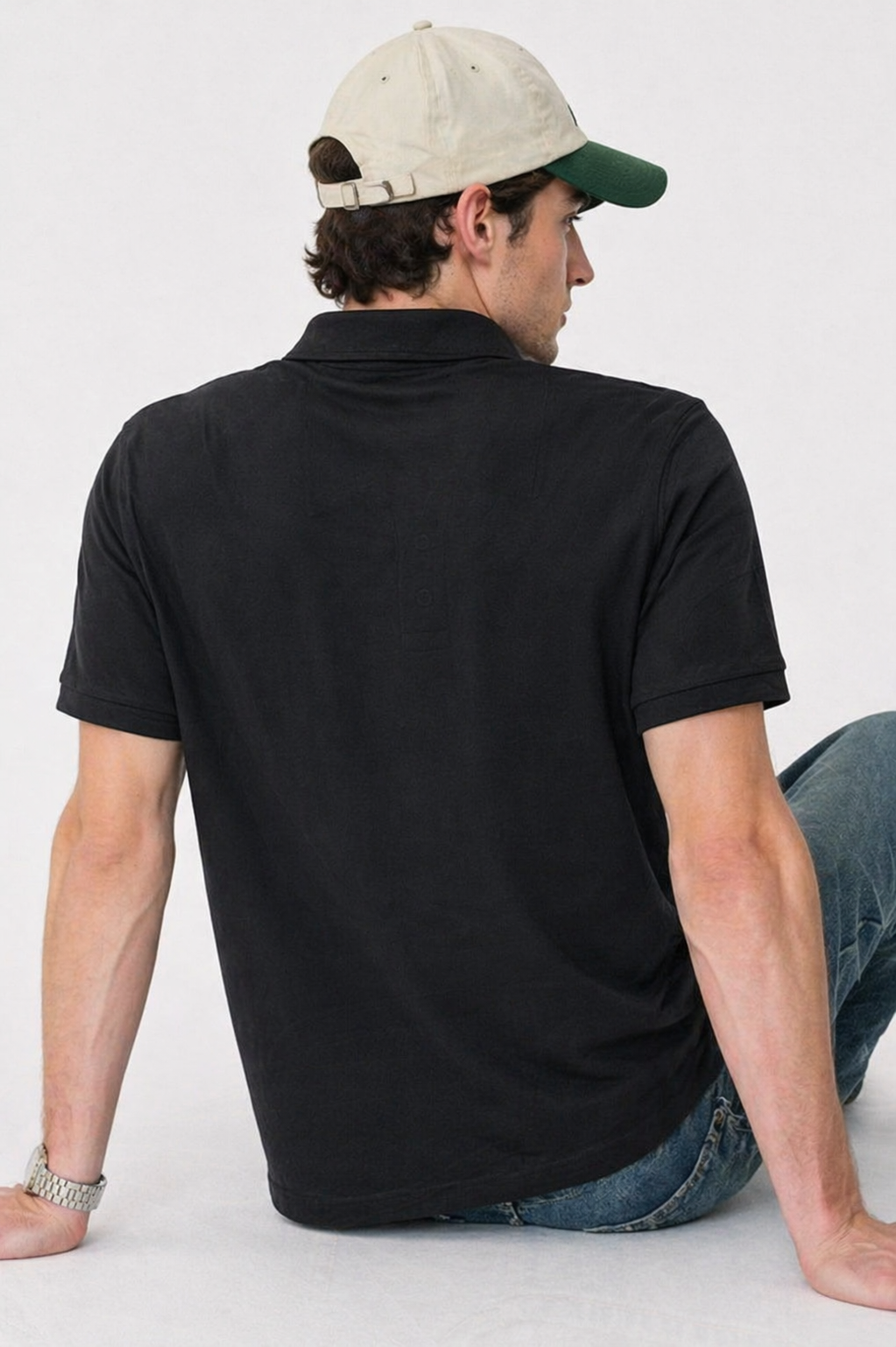 Polo T-shirt Black